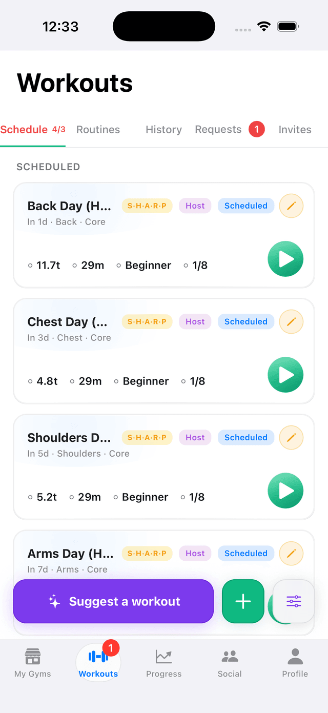 Workout With Me rest and recovery screenshot 4